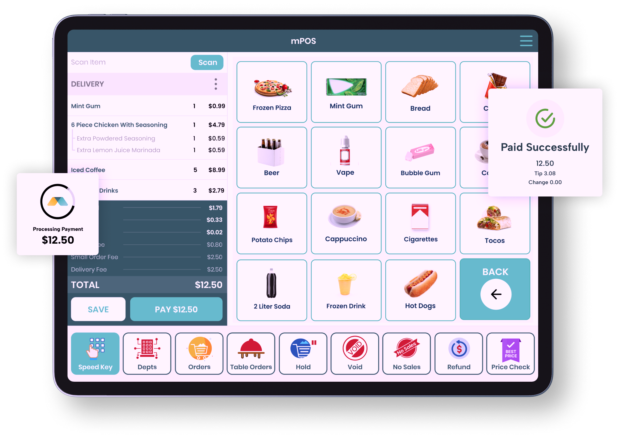 Point of sale system interface